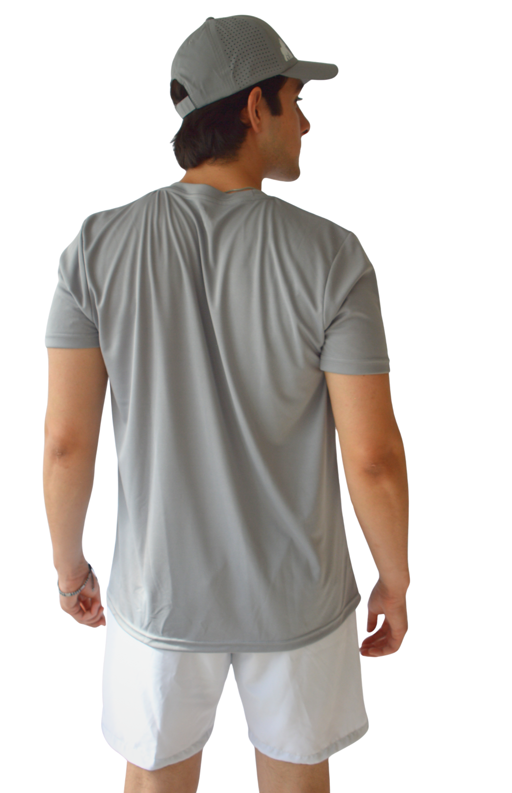 Playera MotionDry Basic – Gris Acero