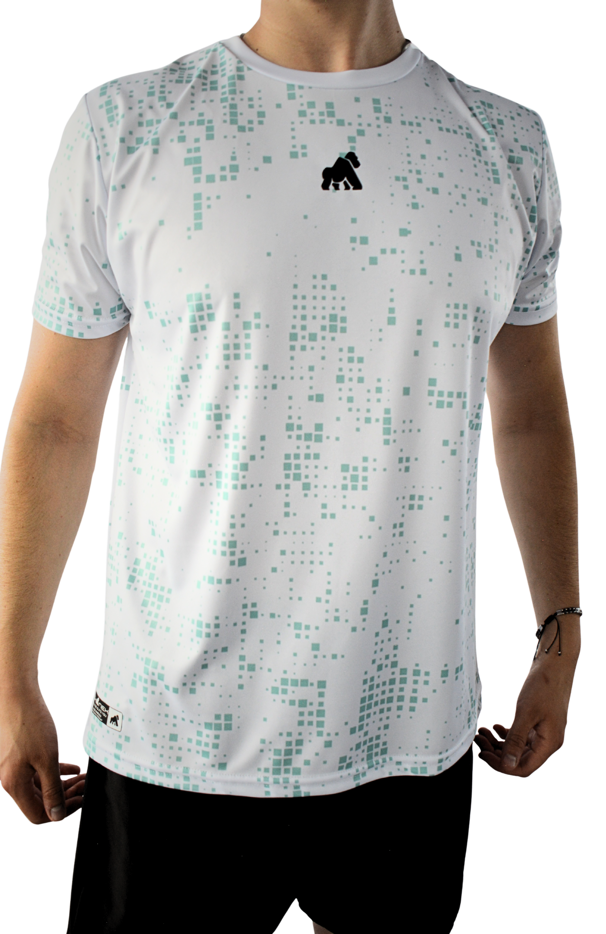 Playera MotionDry Premium – Blanco clásico