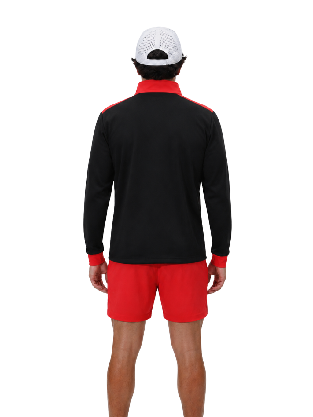 CHAMARRA VEYRON NY26 ROJA CON NEGRO