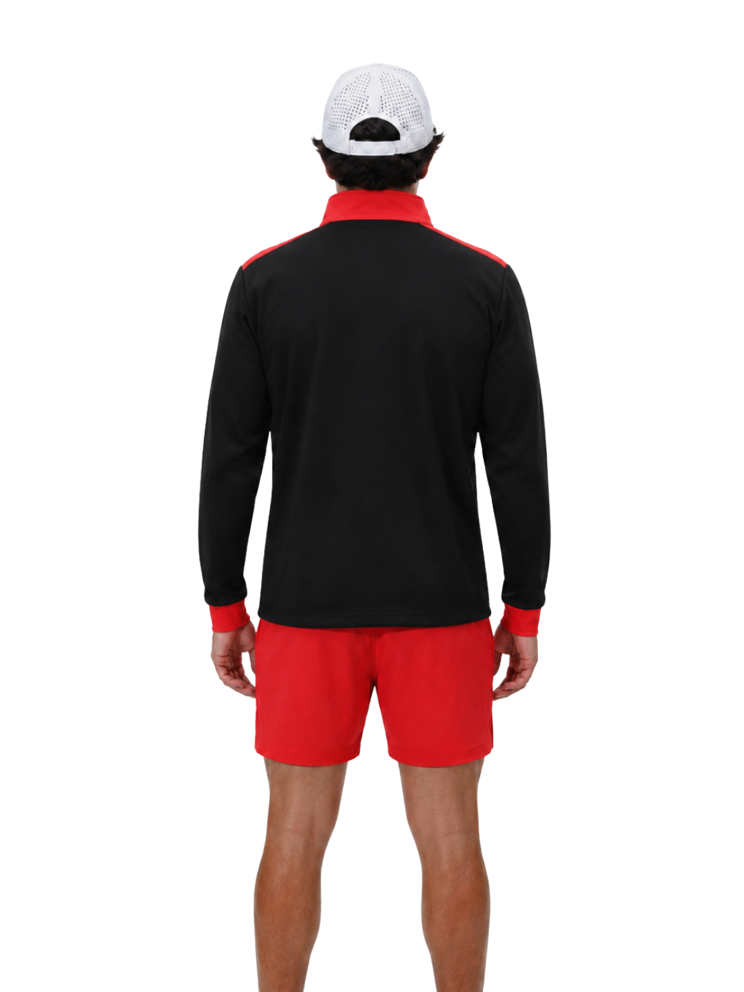 CHAMARRA VEYRON NY26 ROJA CON NEGRO