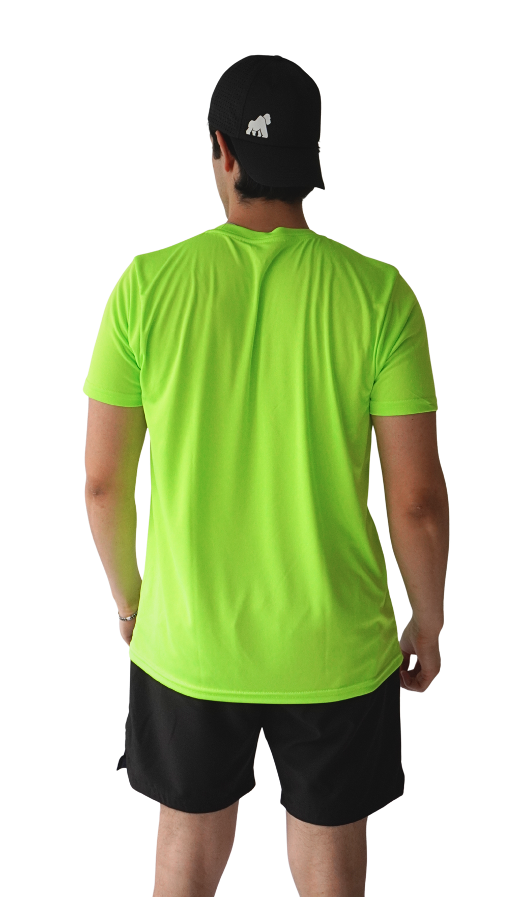 Playera MotionDry Basic – Verde Fosfo