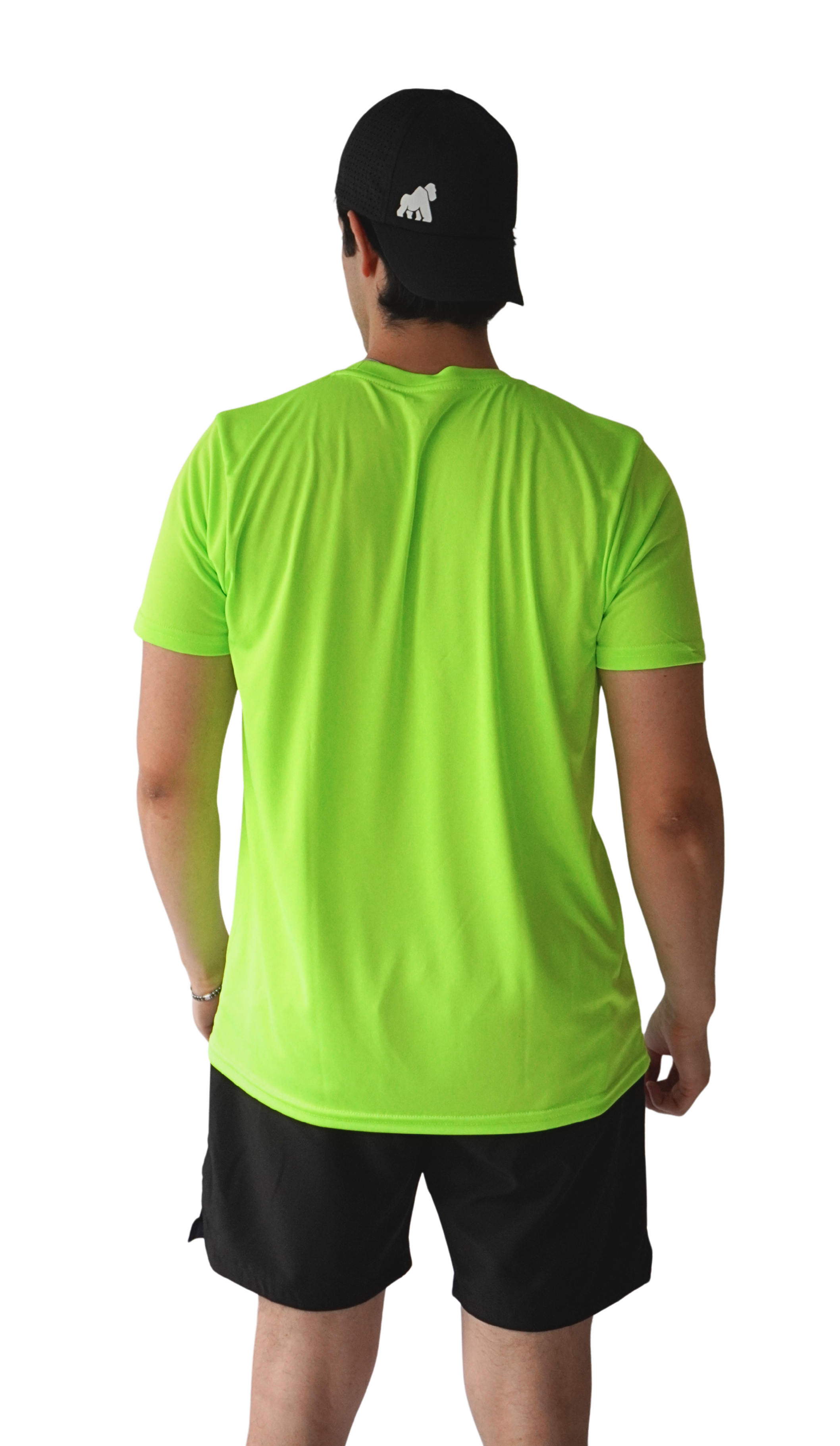 Playera MotionDry Basic – Verde Fosfo