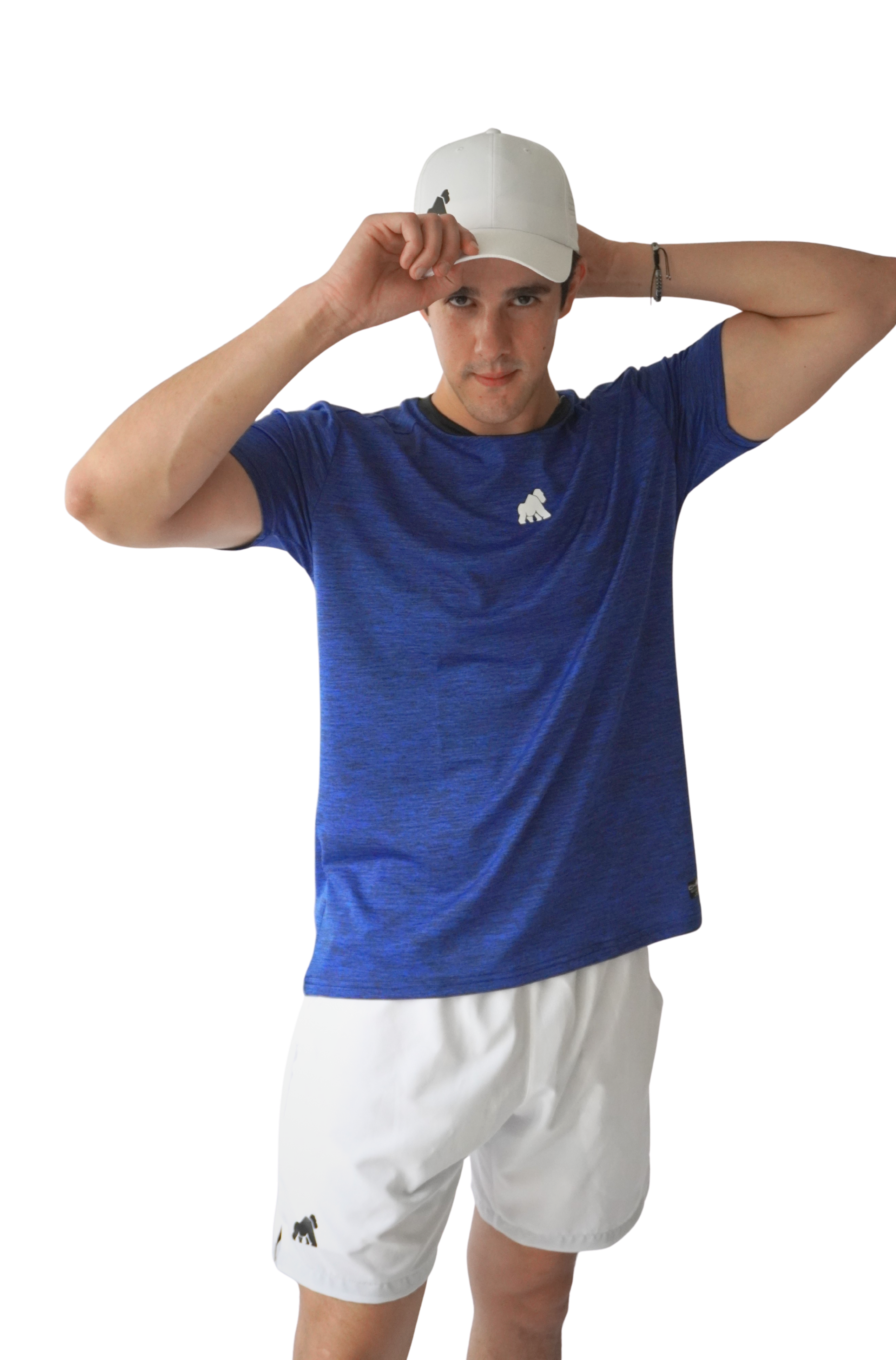 Playera DryActive Premium – Azul Jaspeado