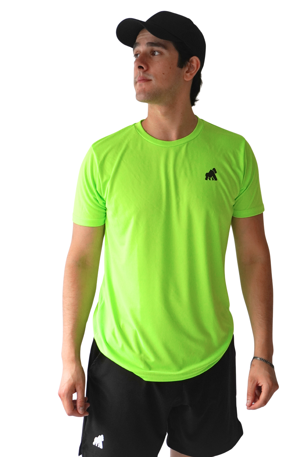 Playera MotionDry Basic – Verde Fosfo
