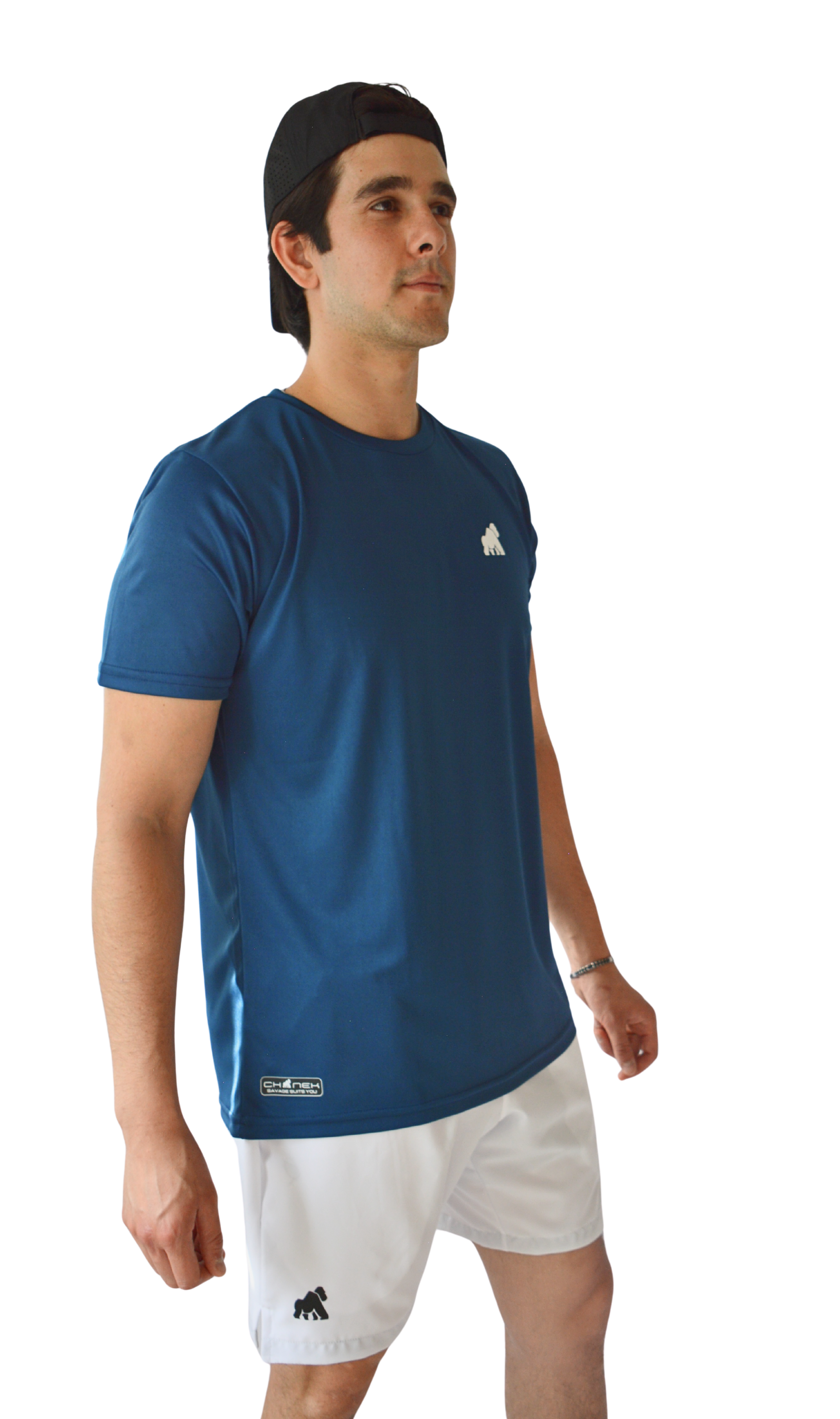 Playera MotionDry Basic – Azul Petróleo