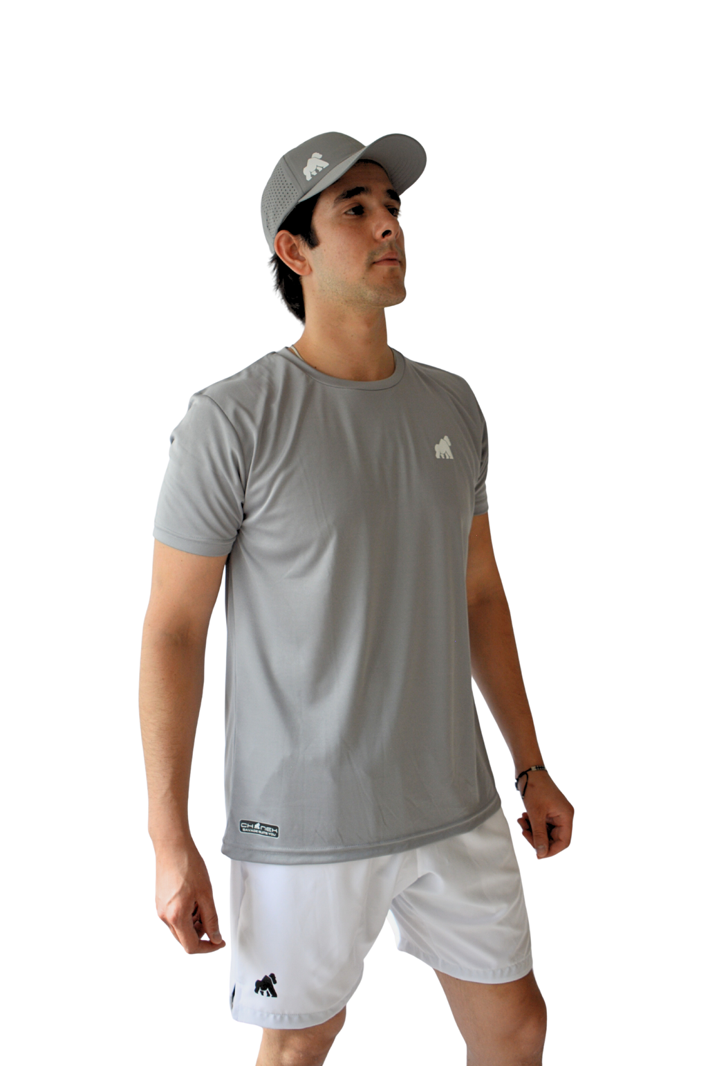 Playera MotionDry Basic – Gris Acero
