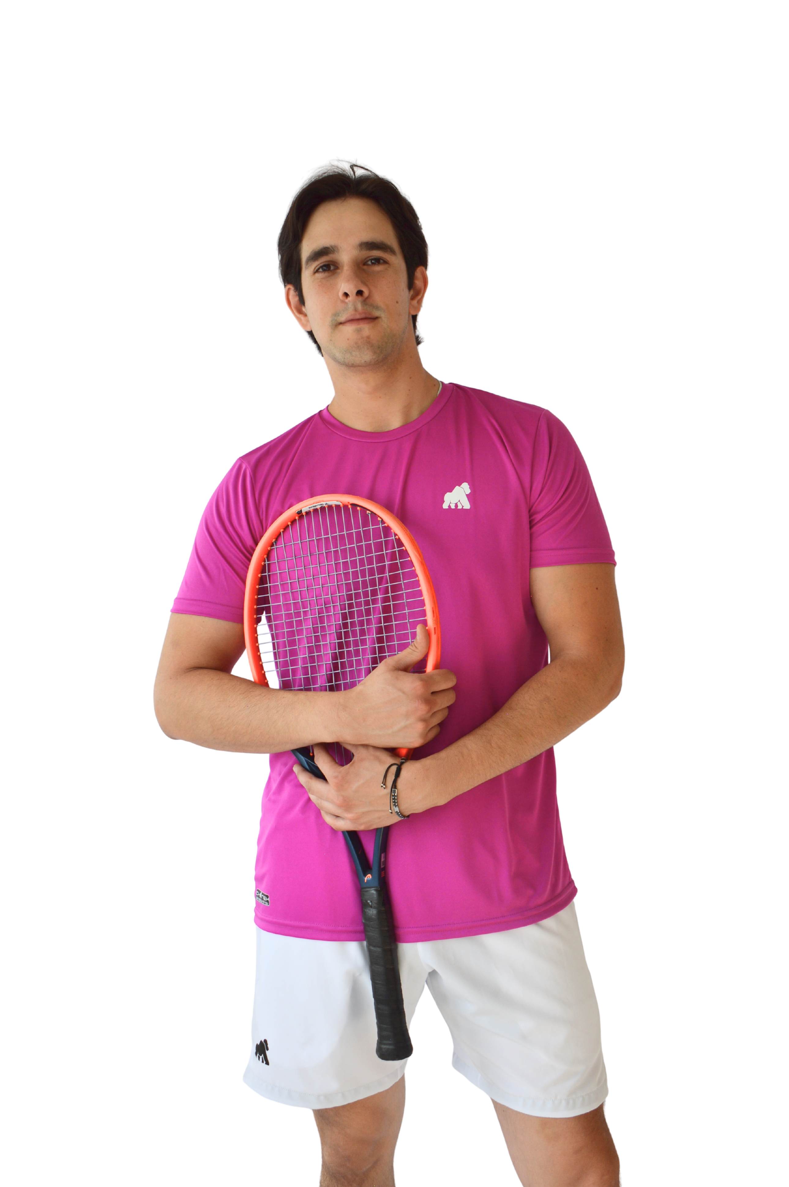 Playera MotionDry Basic – Rosa Fuerte
