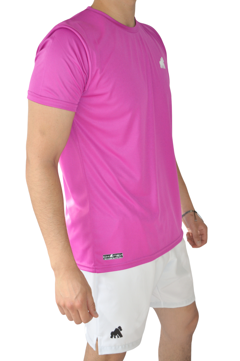 Playera MotionDry Basic – Rosa Fuerte