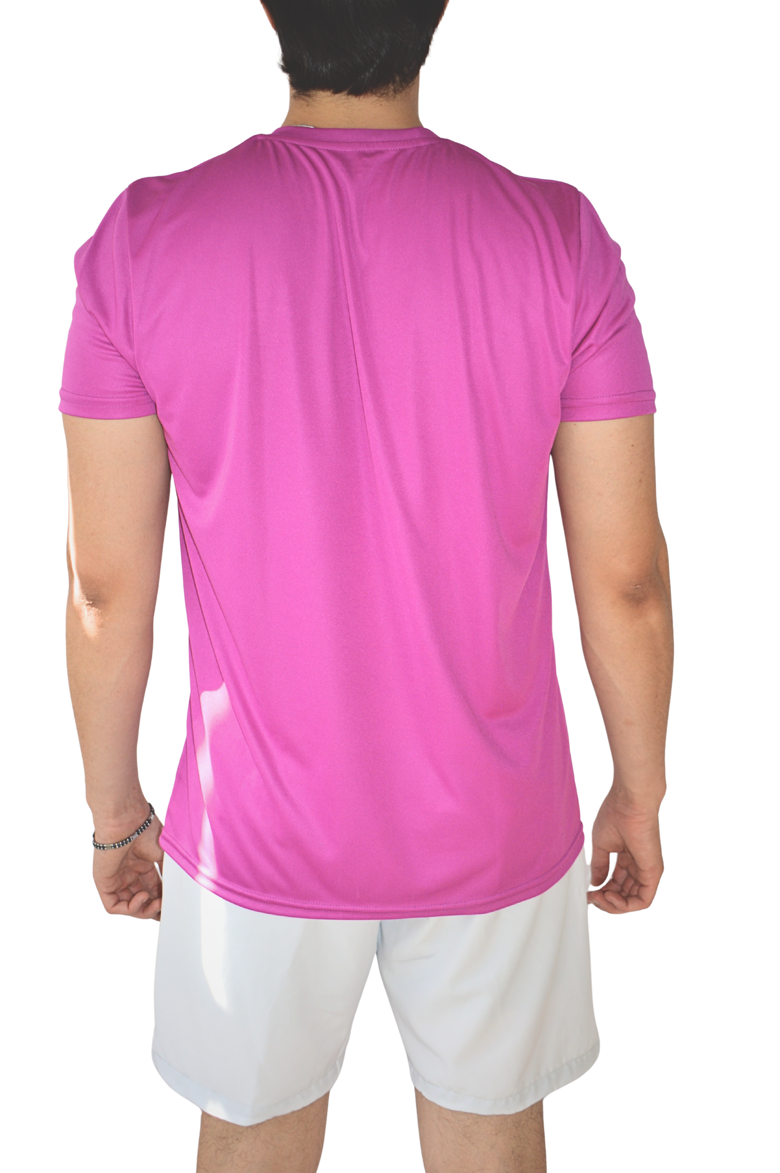 Playera MotionDry Basic – Rosa Fuerte