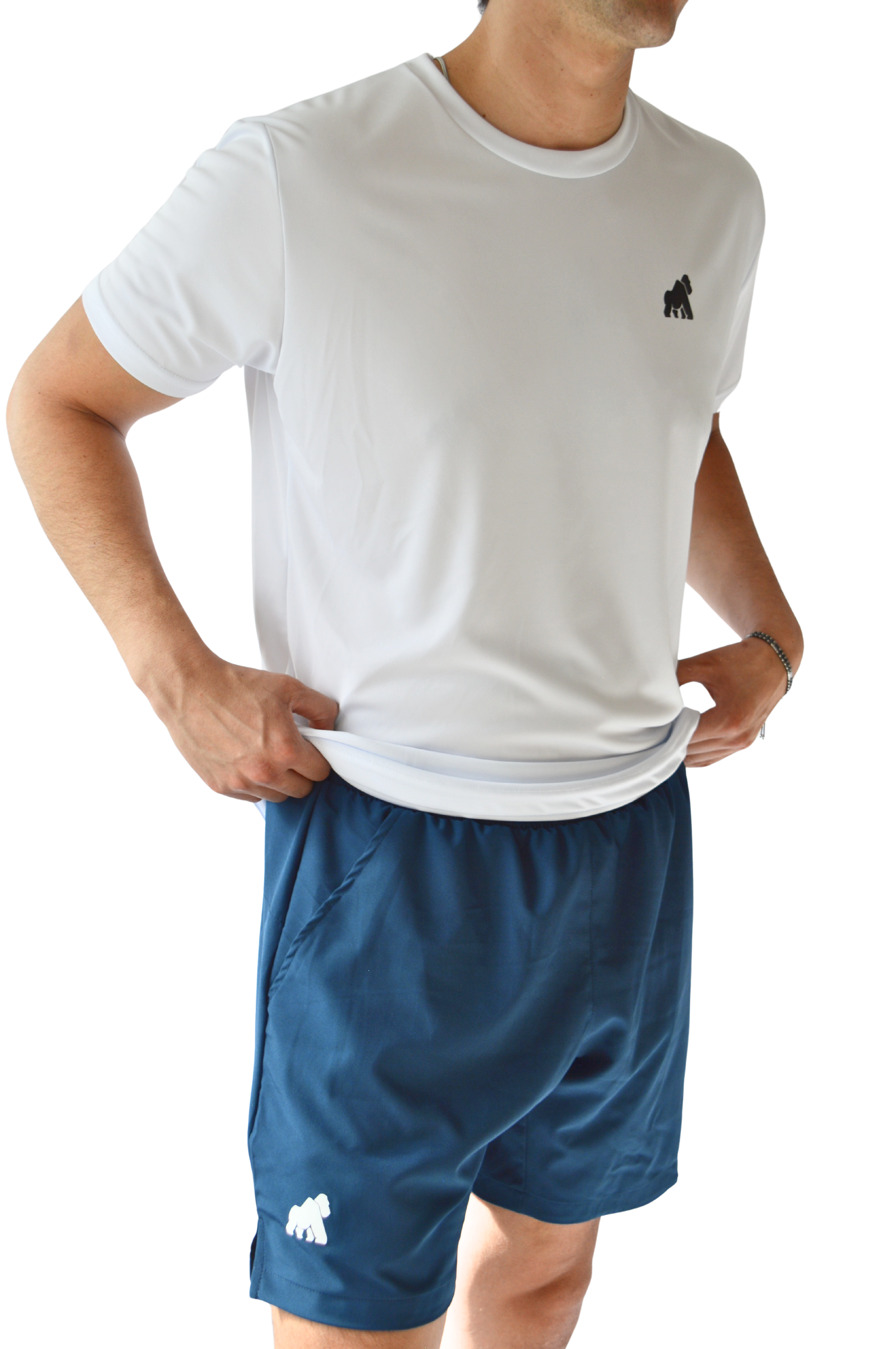 Playera MotionDry Basic – Blanco Clásico