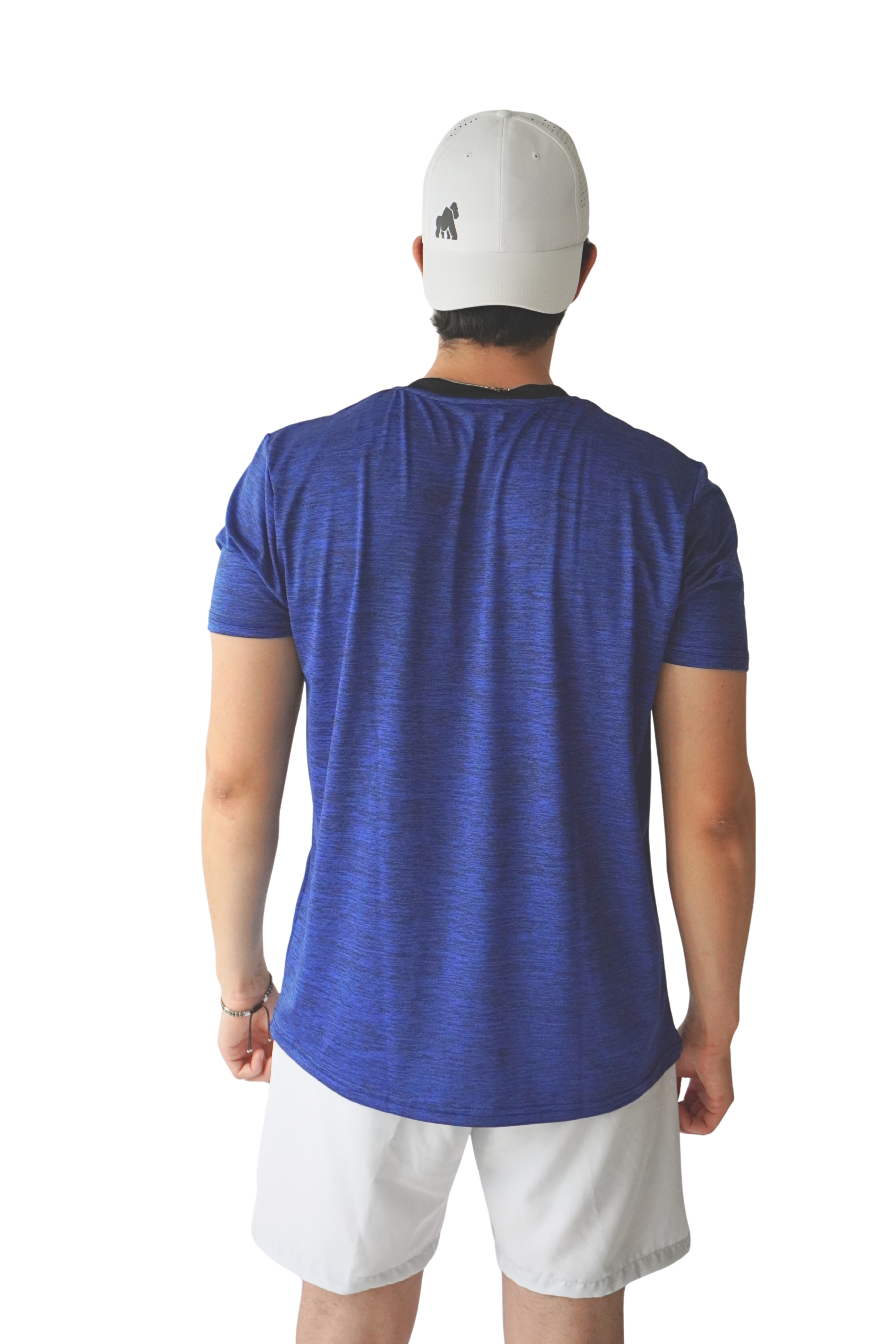 Playera DryActive Premium – Azul Jaspeado