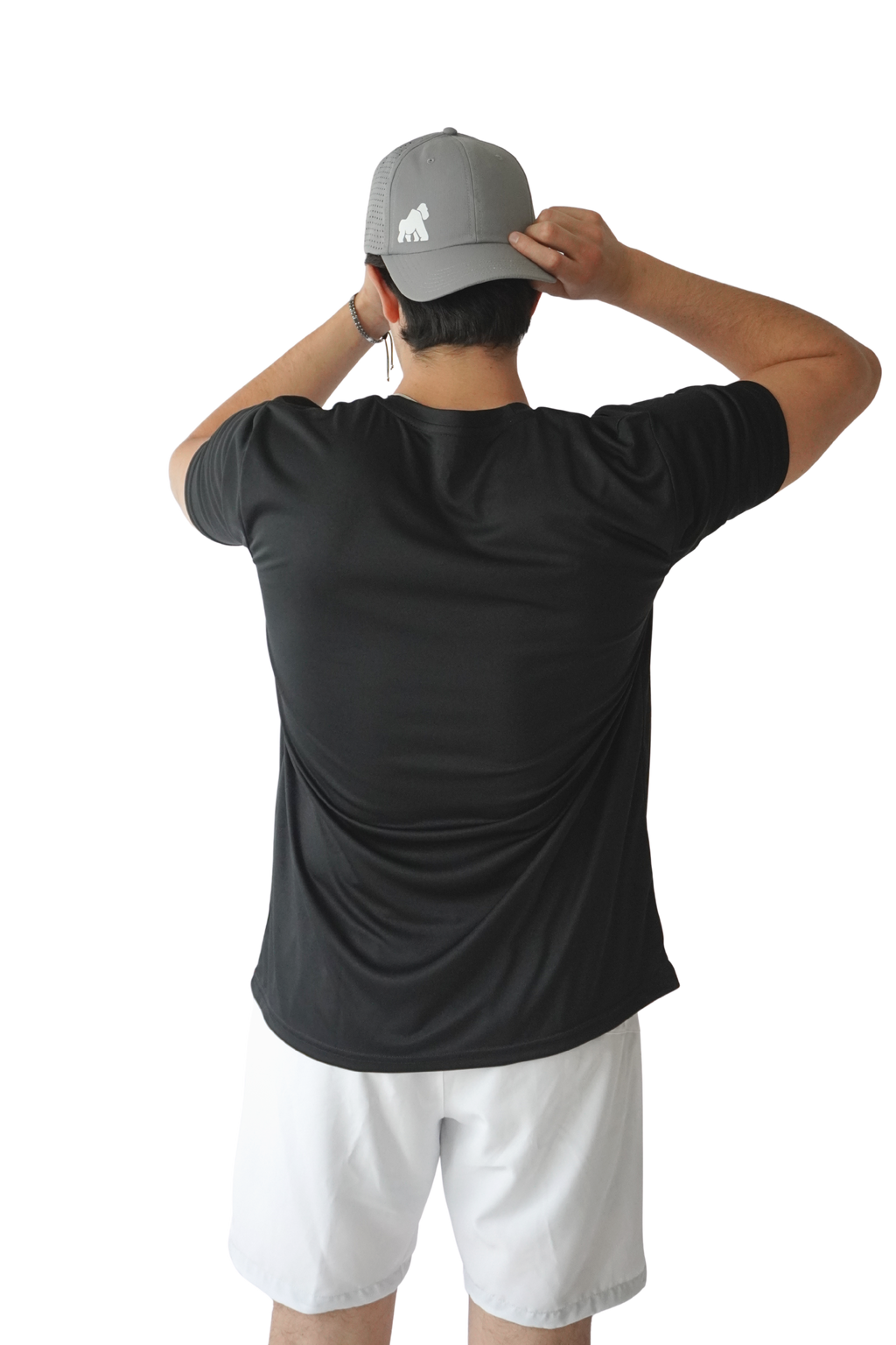 Playera MotionDry Basic – Negro Clásico