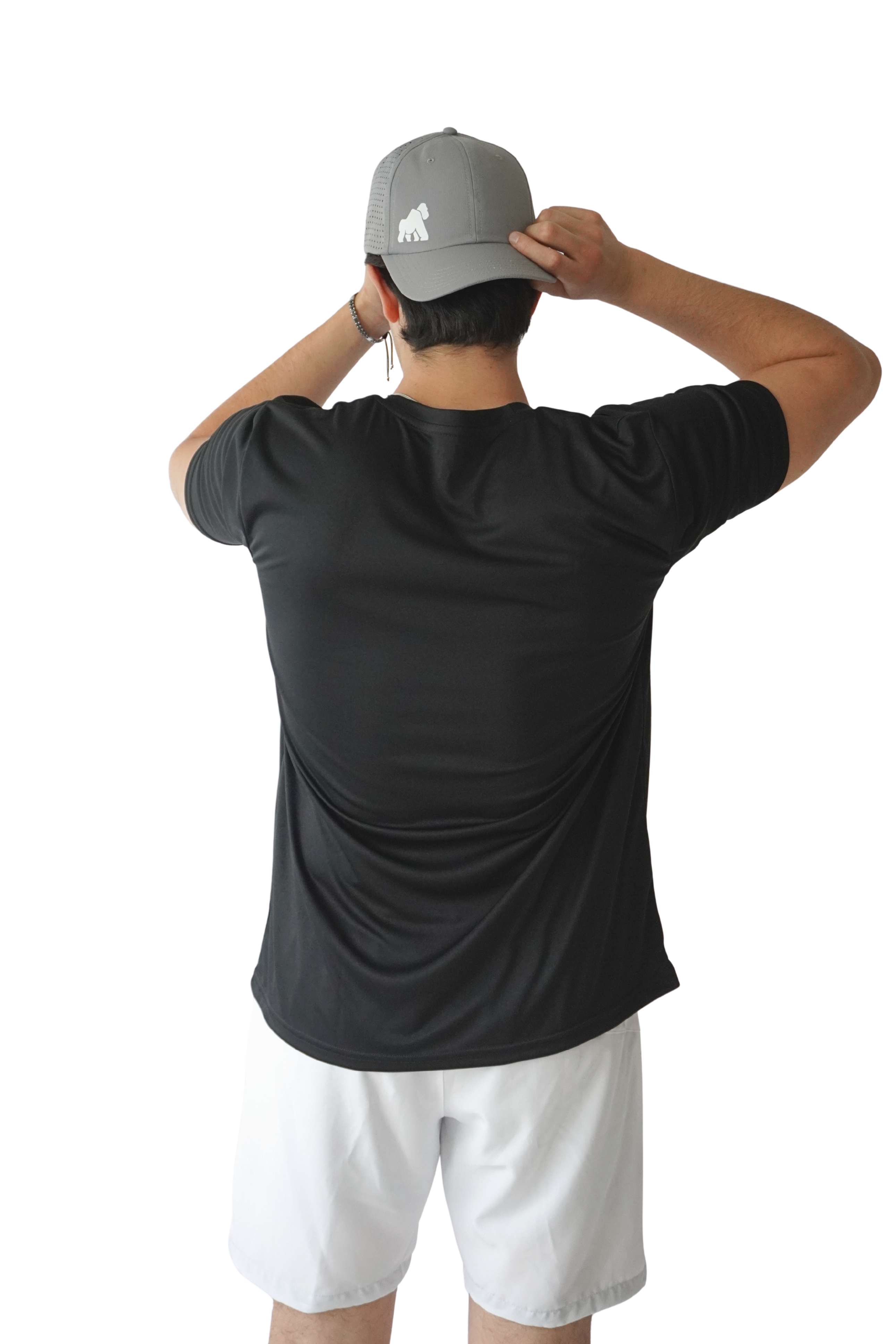 Playera MotionDry Basic – Negro Clásico